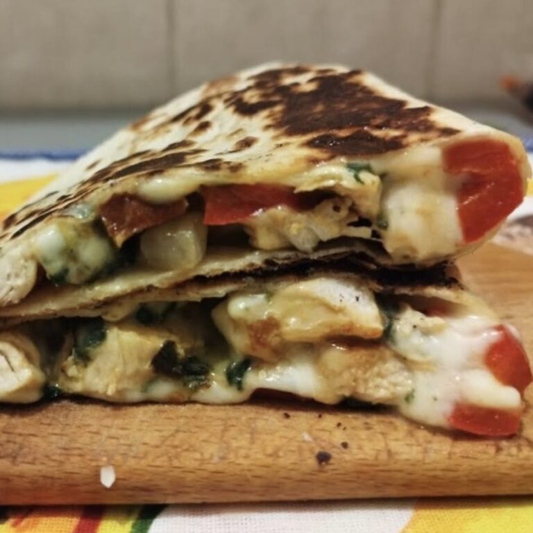 Chicken Quesadilla with Spinach and Butter cover recipe image